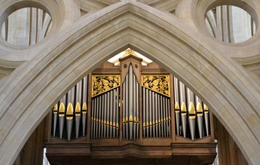 Church organ from Wells cathedral