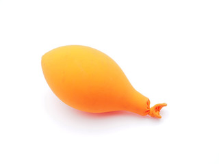 orange balloon on a white background