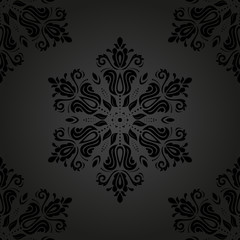 Orient Seamless Vector Pattern. Abstract Background