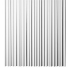 Obraz premium blank white curtain on white background, 3d