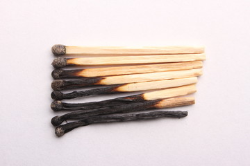 burnt match