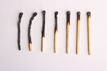burnt match