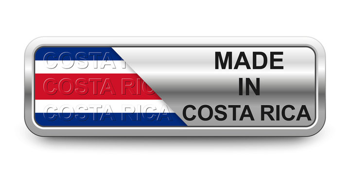 Made in Costa Rica Button