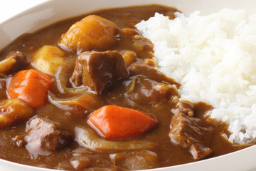 カレーのアップ