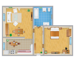 Apartment Plan - 69991676
