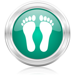 foot internet icon