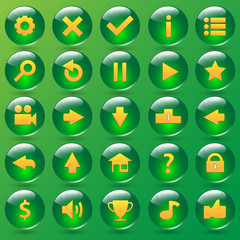 icon game button
