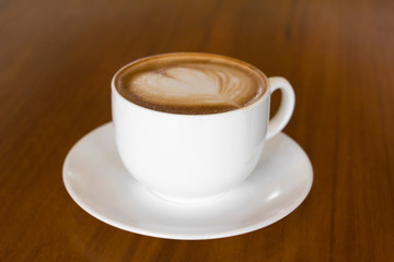 A Latte Coffee art
