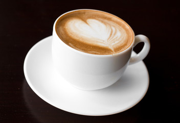 A Latte Coffee art