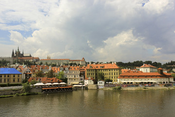 Obraz premium Prague, city views in the summer