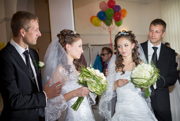 beautiful bride and groom