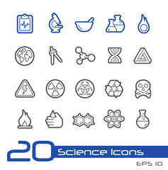 Science Icons -- Line Series