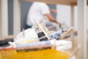 Maler bei der Arbeit