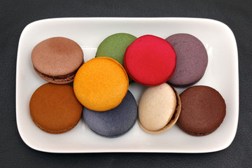 Macaroons plate