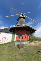 Mühle von unten