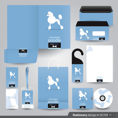 Stationery template design.