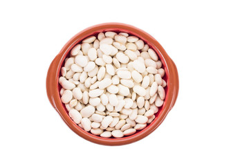 Ceramic bowl with dry beans