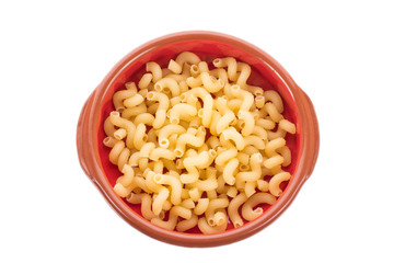 Ceramic bowl with pasta