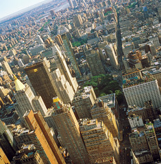 Fototapeta premium Aerial view of NYC.