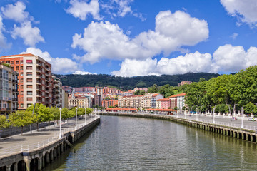 Fototapeta na wymiar Bilbao Cityscape