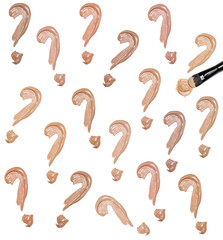 Choosing right color shade of foundation