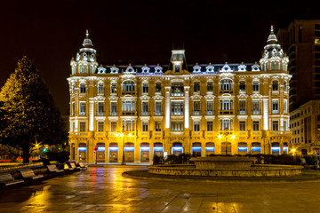 Oviedo by night