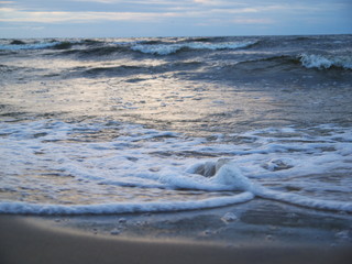 Fototapeta na wymiar wave in the Baltic Sea
