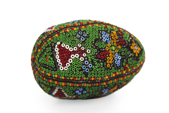 Easter egg from beads