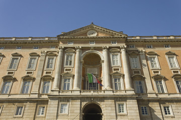Fototapeta na wymiar Caserta Royal Palace, main facade