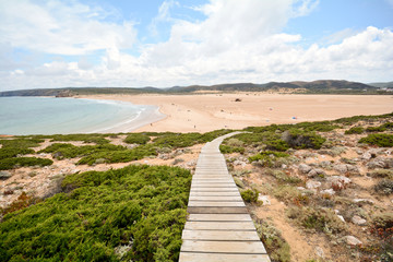 Fototapeta na wymiar Praia da Bordeira, Beach near Carrapateira, Algarve, Portugal
