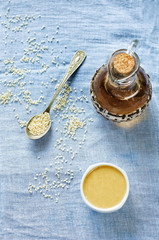 tahini, sesame paste