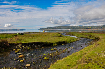 Sublime creek, Chiloé Island, Chile