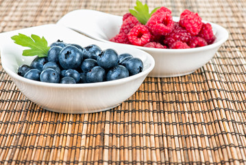 Fresh berry fruits close up