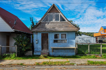 Fototapeta na wymiar Chiloé's spirit and uniqueness, Chiloé Island, Chile