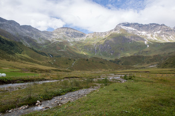 Idyllic alpine landscape at austria
