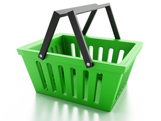 shopping basket isolated on white background