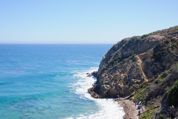 Fototapeta premium view from Duma Point, Malibu California