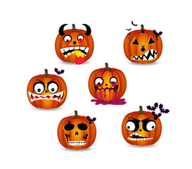 pumpkins face emotion