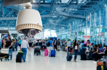 CCTV camera or surveillance operating in air port