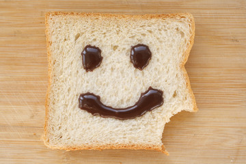 Happy Face Bread