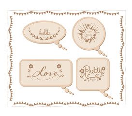 vintage cardboard bubbles collection