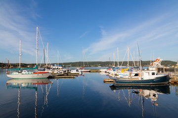 Boats in a Harbour