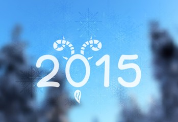 Abstract winter christmas greeting design