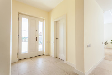 Bright lobby in modern house