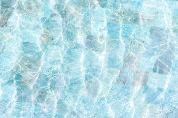Texture of water surface in swimming pool
