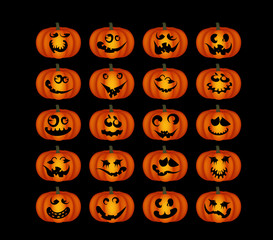pumpkin faces