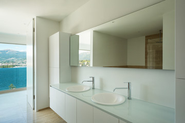 Fototapeta na wymiar Interior, modern bathroom