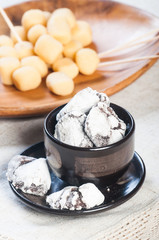 crinkles or chocolate soft cookies
