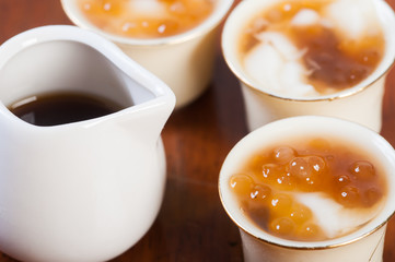 soy bean pudding also known as taho