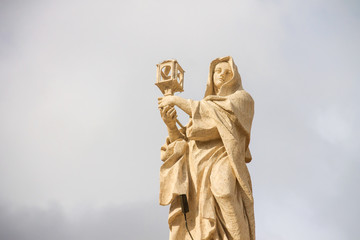 Naklejka premium Św. Klara z Asyżu - Kolumnada Świętych Watykan